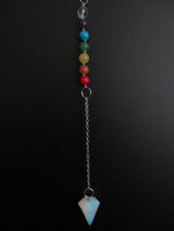 Opal 7 Chakra Edelstein-Pendel