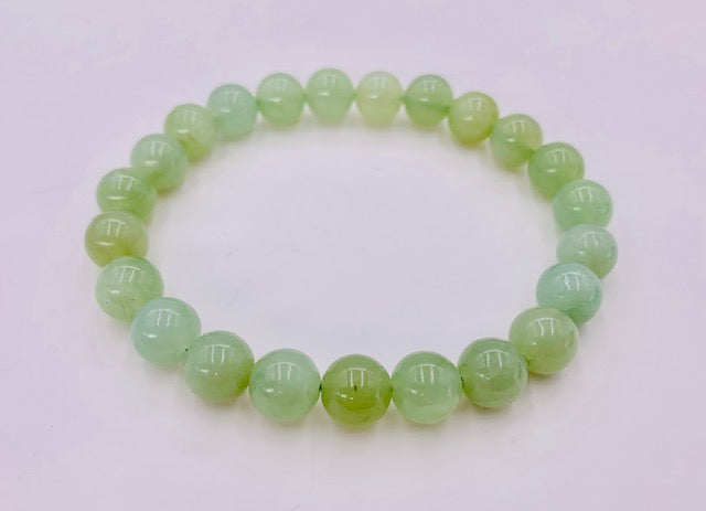 8 mm Jade Edelsteinarmband – Geschenkbox Inklusiv