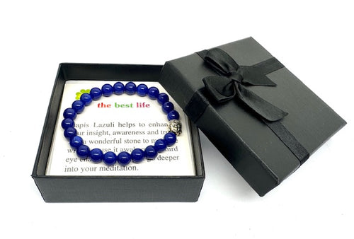 8mm Buddha Edelsteinarmbänd mit Box