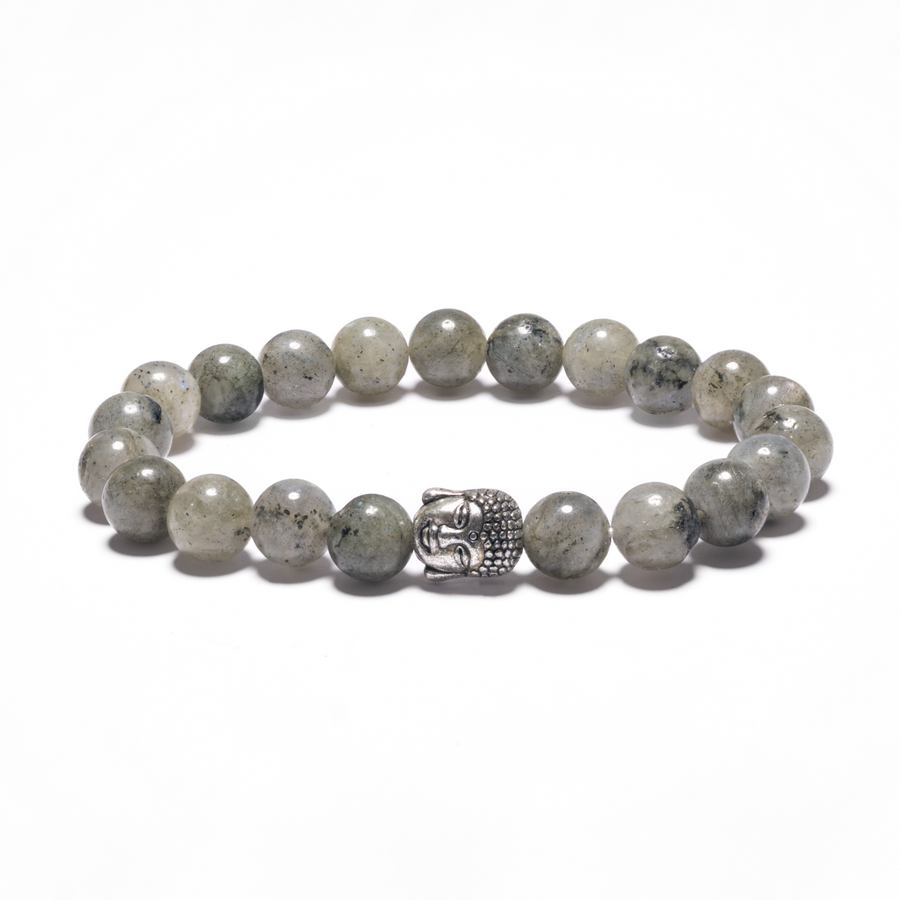 8mm Buddha Armband ohne Box - Labradorit