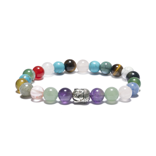 8mm Buddha Armband ohne Box - Gemischt