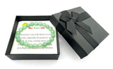 8 mm Aventurin Edelsteinarmband – Geschenkbox Inklusiv