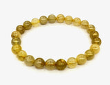 8 mm Golden Hair Quartz Edelsteinarmband – Geschenkbox Inklusiv