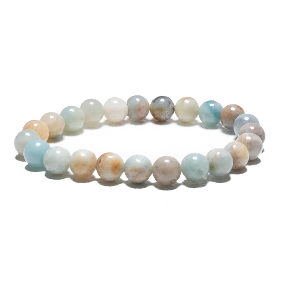 8 mm Edelstein-Armband ohne Geschenkbox – Amazonit