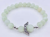8mm Engelsarmband mit Box - Jade