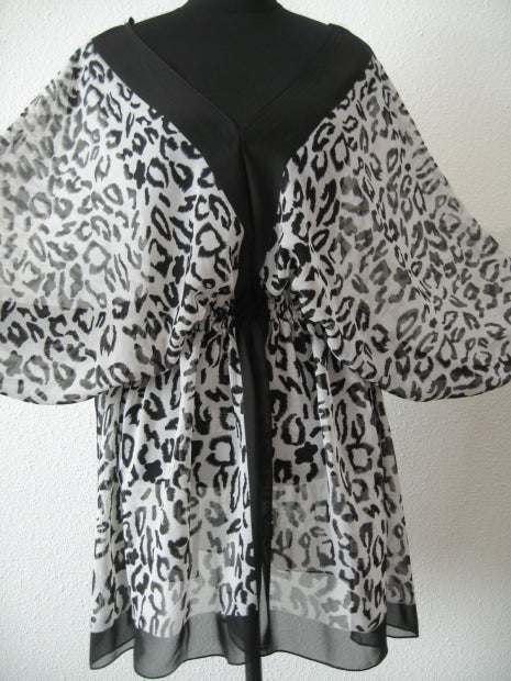 Bluse mit Zebradruck II