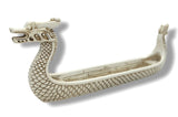 Weißer Drachenboot-Räucherstäbchenhalter