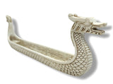 Weißer Drachenboot-Räucherstäbchenhalter