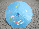 Chinesischer Sonnenschirm - Blau (Groß)