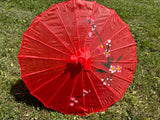 Chinesischer Sonnenschirm - Rot (Klein)