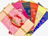 Asiatische Brokade-Taschentuchhülle – Set (6 Stück)