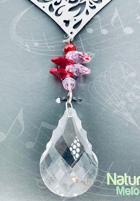 Cosmo Kristall Regenbogen Anhanger Grohandel - Herz