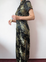 Drachen mit ball schwarz/gold Gre 34
