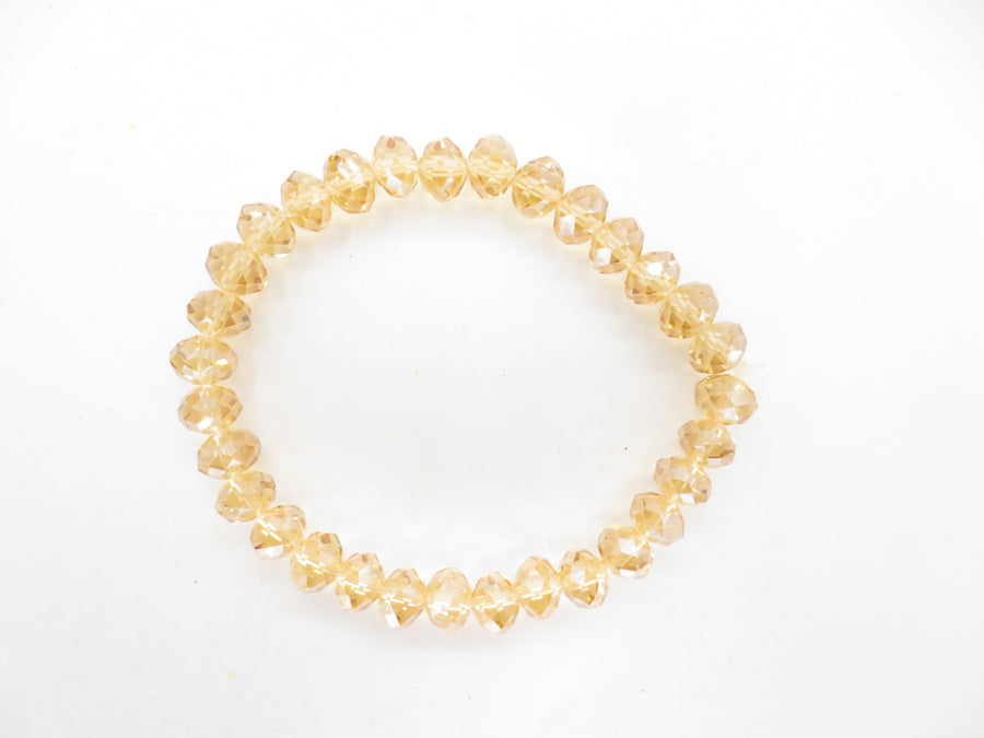 Elegantes Armband mit gelben Kristallperlen