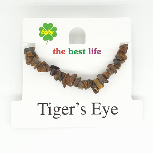 Edelstein-Splitarmbänder-Tigerauge (12 Stück)