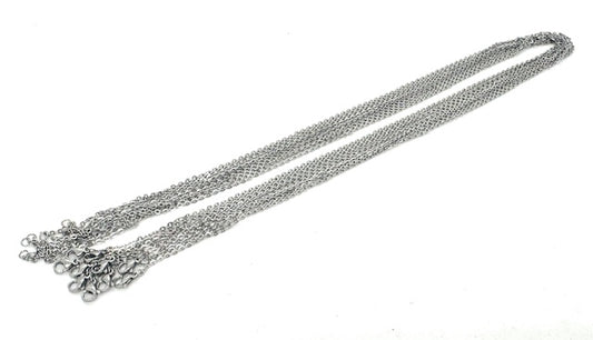 Edelstahl Halskette 10er Set