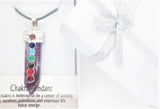 7 Chakra Edelstein Halskette Anhänger - Amethyst