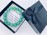 12mm Edelstein Armband mit Geschenkbox - Aventurin