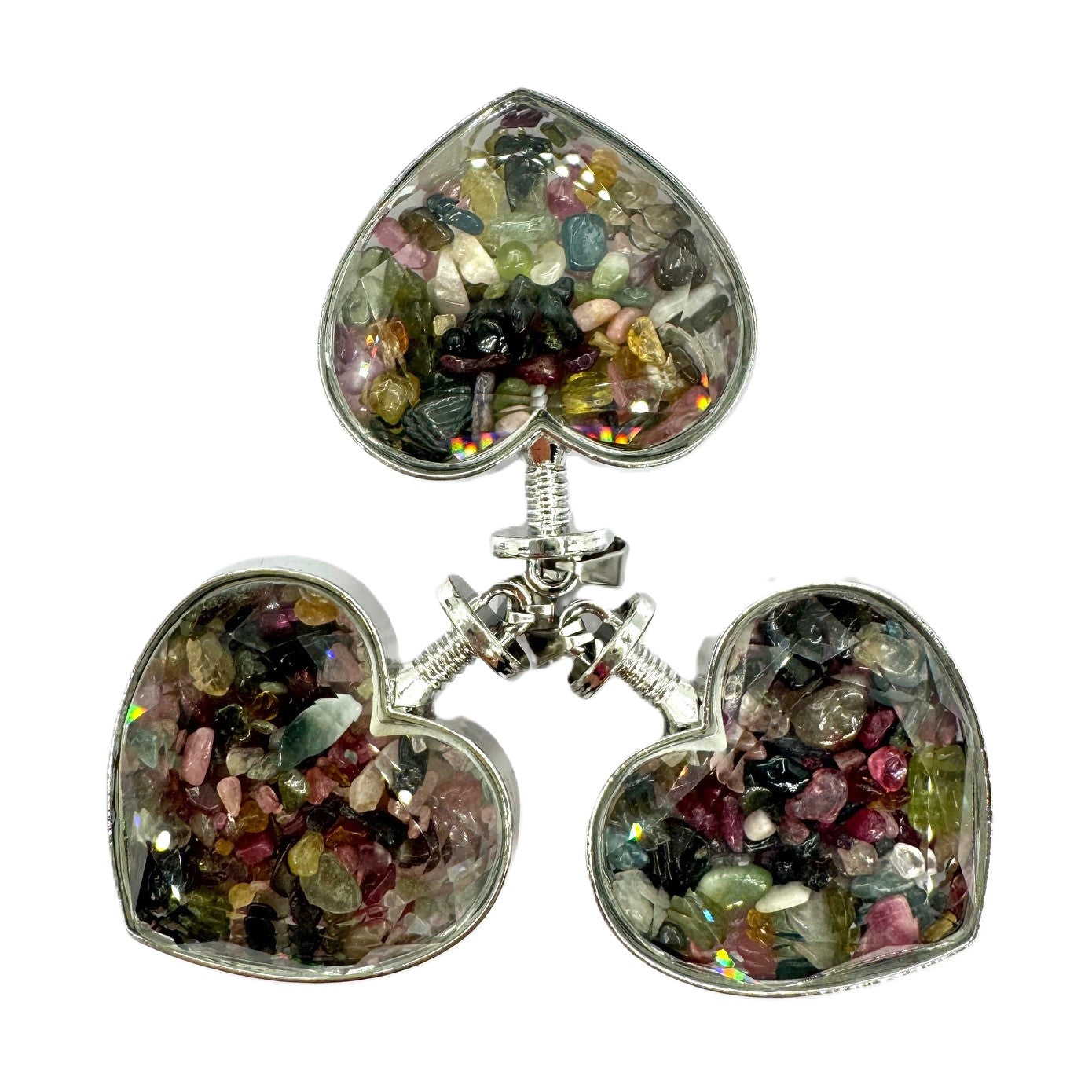 Edelsteen Hart Anhänger – Gemixed (3.)