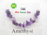 Edelstein-Splitarmbänder-Amethyst (12 Stück)