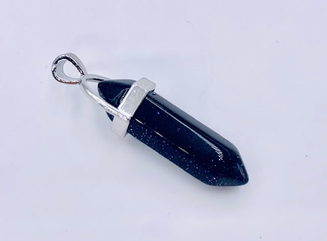 Edelstein-Anhänger - Blauer Sandstein