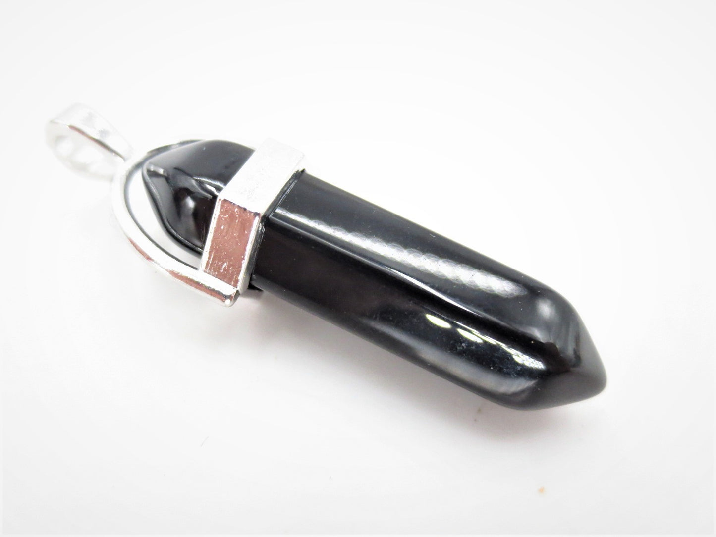 Edelstein-Anhänger - Schwarzer Onyx