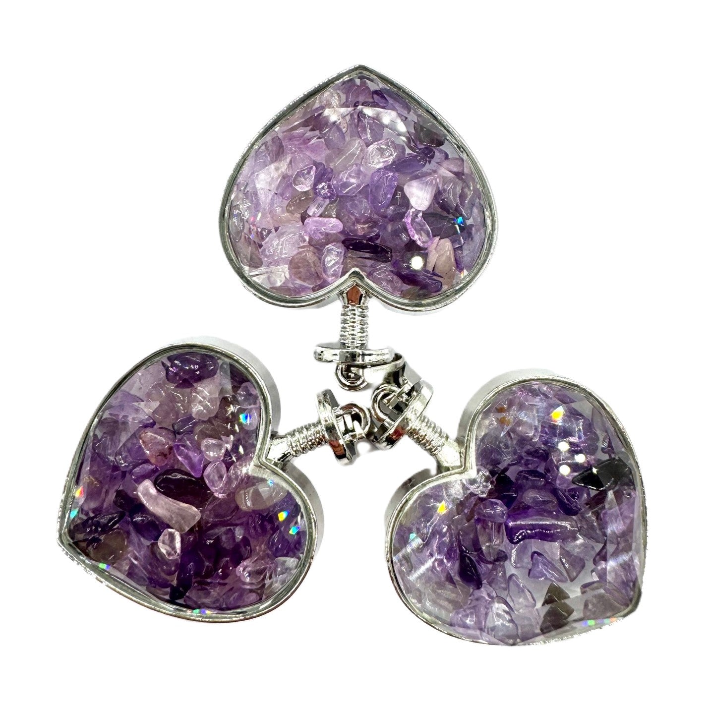 Edelstein-Herzanhänger – Amethyst (3.)