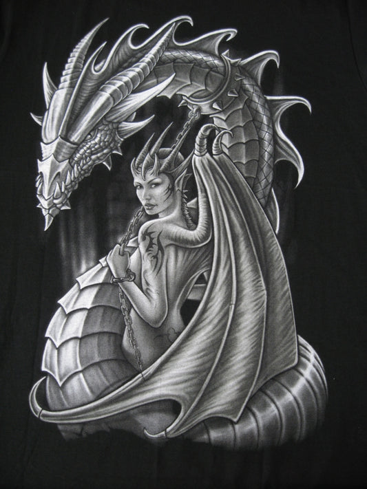 Elfe mit Drachen - M