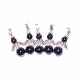 Engel Edelstein Anhänger Set (5Stk) - Blauer Sandstein