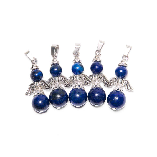 Engel Edelstein Anhnger Set (5 Stck) - Lapis Lazuli