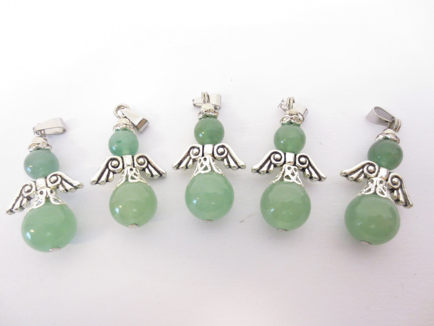 Engel Edelstein Anhänger-Set (5 Stück) - Aventurin