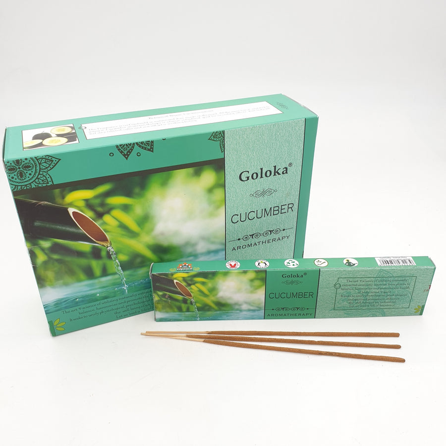 Goloka Cucumbe Aromatherapie Masala Räucherstäbchen