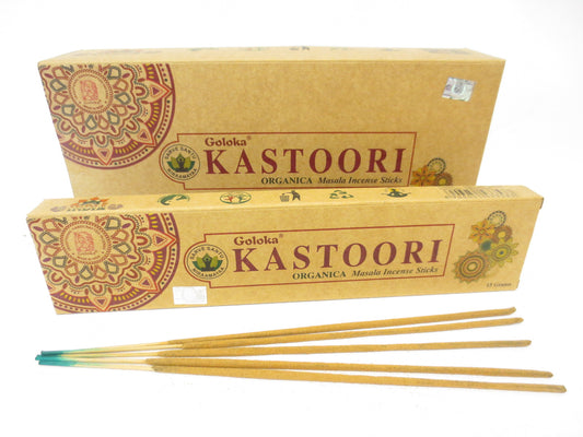 Goloka Kastoori Natural Masala Räucherstäbchen
