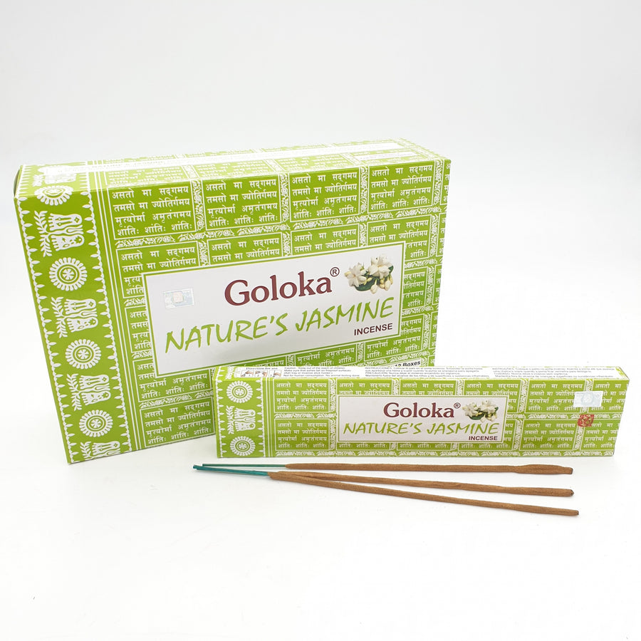 Goloka Nature's Jasmin-Räucherstäbchen