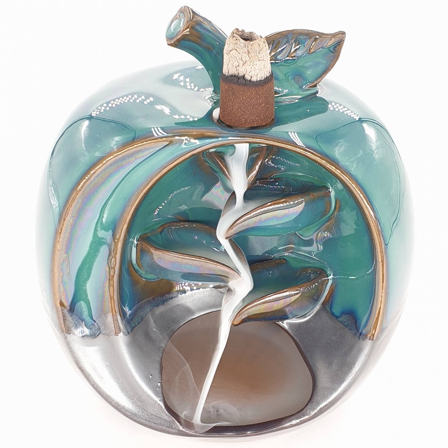 Rückfluss-Räuchergefäß, Apfelmoosgrün