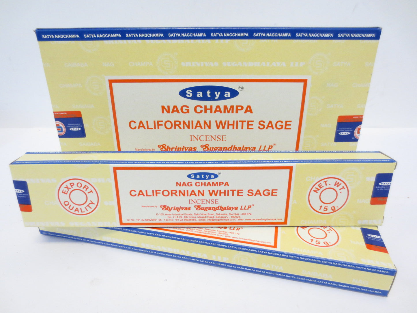 Satya Nag Champa – Kalifornischer Weißer Salbei15g