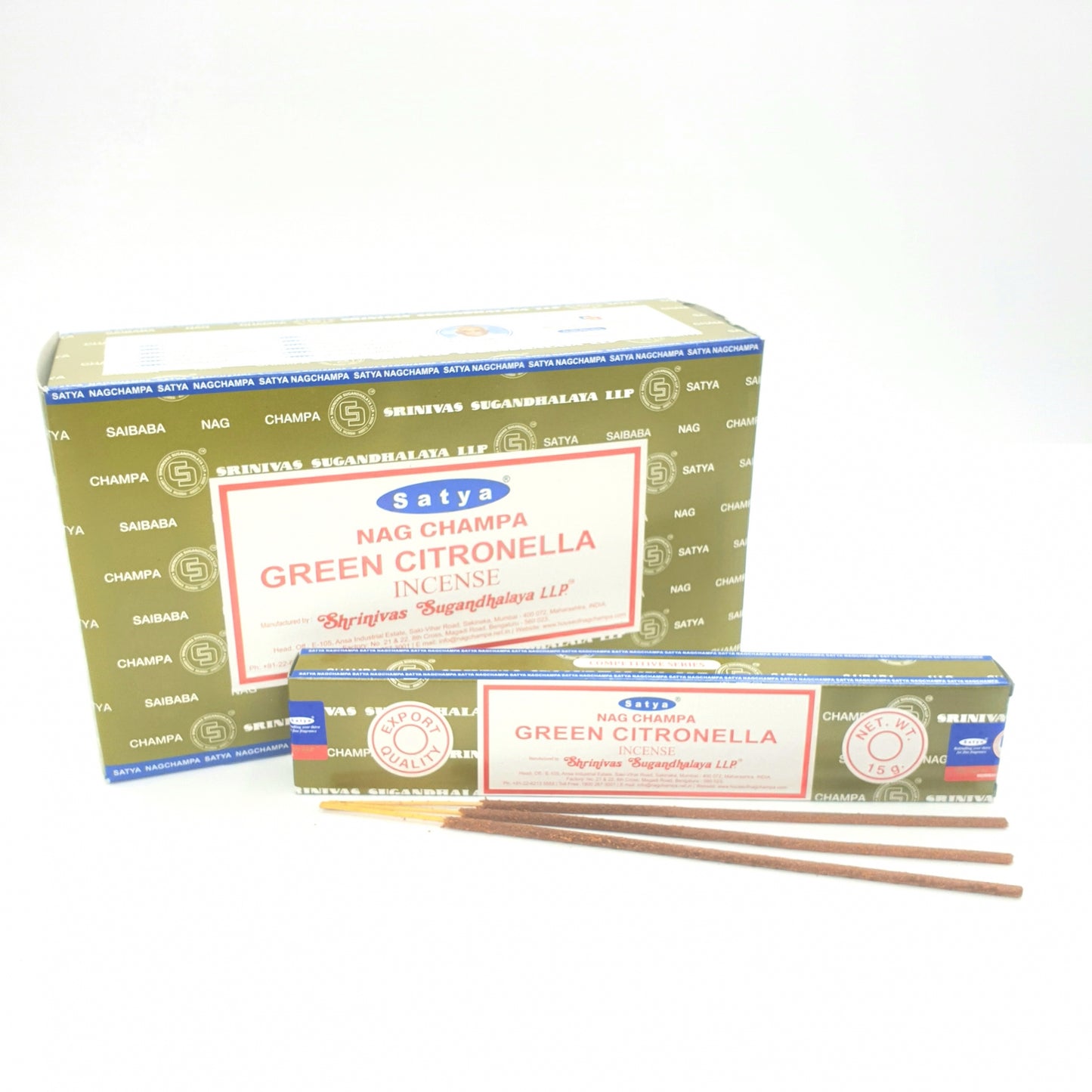 Satya Nag Champa - Grüne Citronella 15g