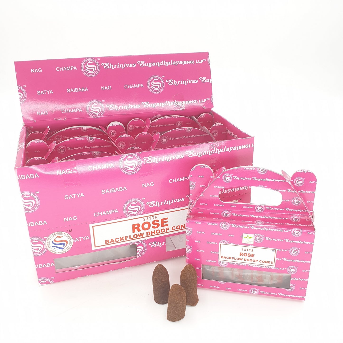 Satya Rückflusskegel - Rose