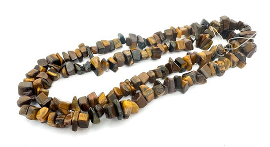 Großhandel 10 mm Tigerauge-Edelstein-Chips Ketten
