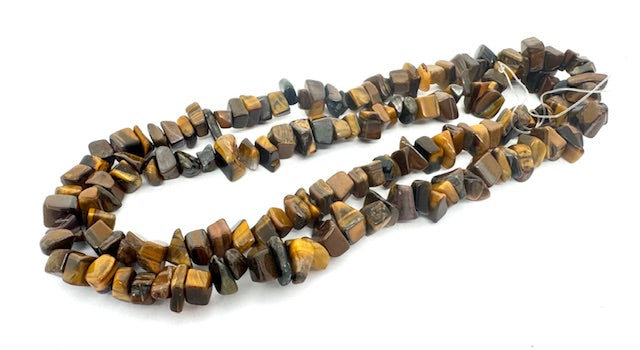 Großhandel 10 mm Tigerauge-Edelstein-Chips Ketten