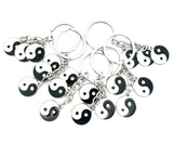 Großhandel 3-in-1 Yin-Yang-Schlüsselanhänger aus Metall (6 Stück)