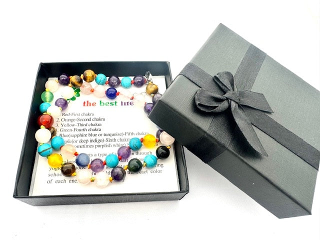 Großhandel – 8 mm Mixed-Perlenkette (mit box)