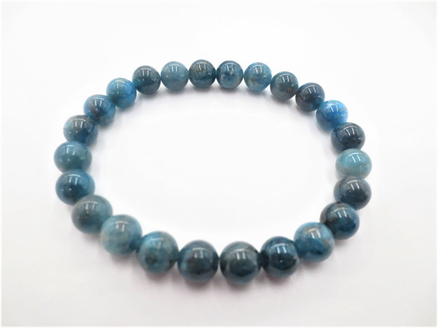 8 mm Apatit Edelsteinarmband – Geschenkbox Inklusiv