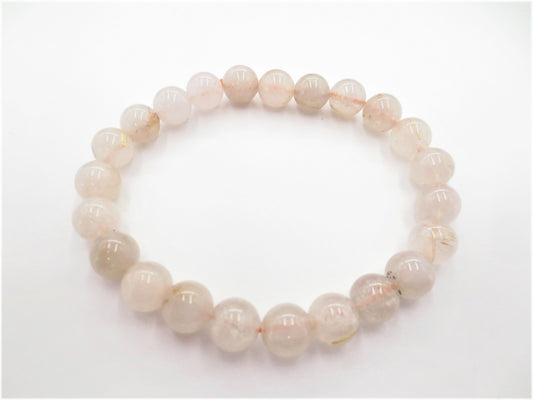 8 mm Goldener Rutilquarz Edelsteinarmband – Geschenkbox Inklusiv