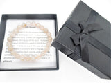 8 mm Goldener Rutilquarz Edelsteinarmband – Geschenkbox Inklusiv