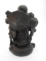 Grosshandel - Buddha schwarz, stehend mit Glcksmnzen