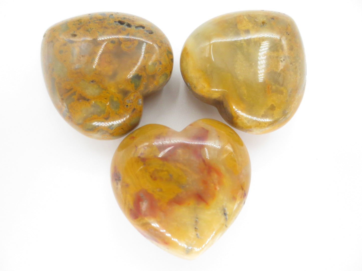 Edelsteen Hart mit Cadeauzakje – Crazy Lace Agate (3.)