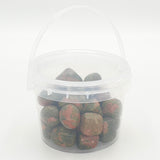 Grohandel - Edelstein Cluster Unakite 20-30mm