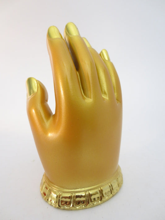 Goldene Buddha-Hand Schutzstatue