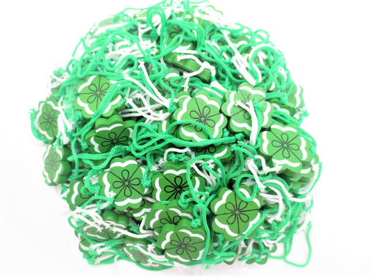 Großhandel - Glücksbringer mit vierblättrigem Kleeblatt (100 Stück)